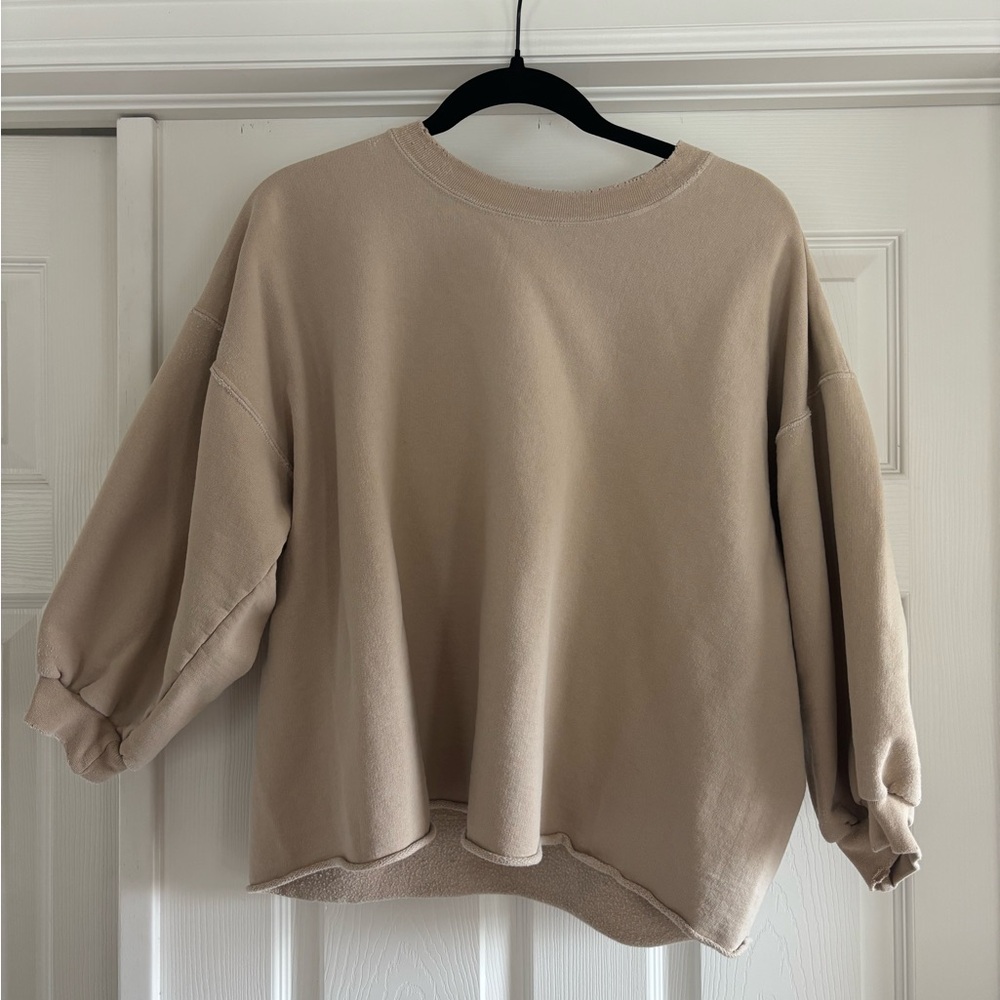 Rachel Comey Fond Sweatshirt In Buff Beige